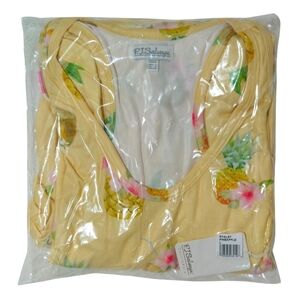 PJ Salvage Pajama Set Large Aloha Hour Tank Top/Pants Pineapple 🍍🌸